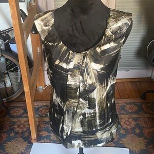 HANII Y abstract print bouse